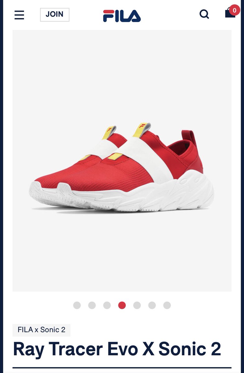 Today in buying things I don’t really need. I definitely got these Sonic x FILA kicks: