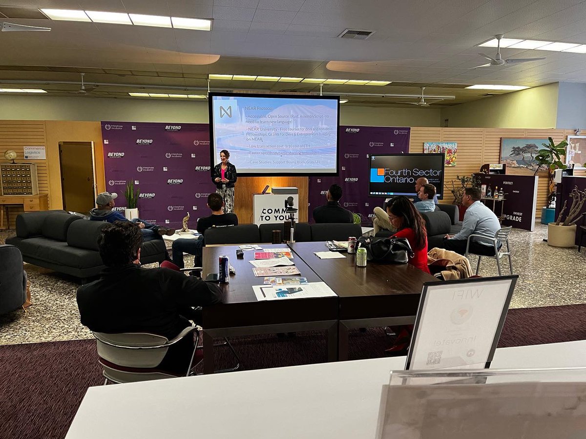 HernandezIdea's tweet photo. Big shout out to @ErinKristinaL who drove from LA to the IE to help lead a discussion on #web3 and #NEARProtocol. Great to learn and support our community at #techotuesday. https://t.co/gopMW6WLij