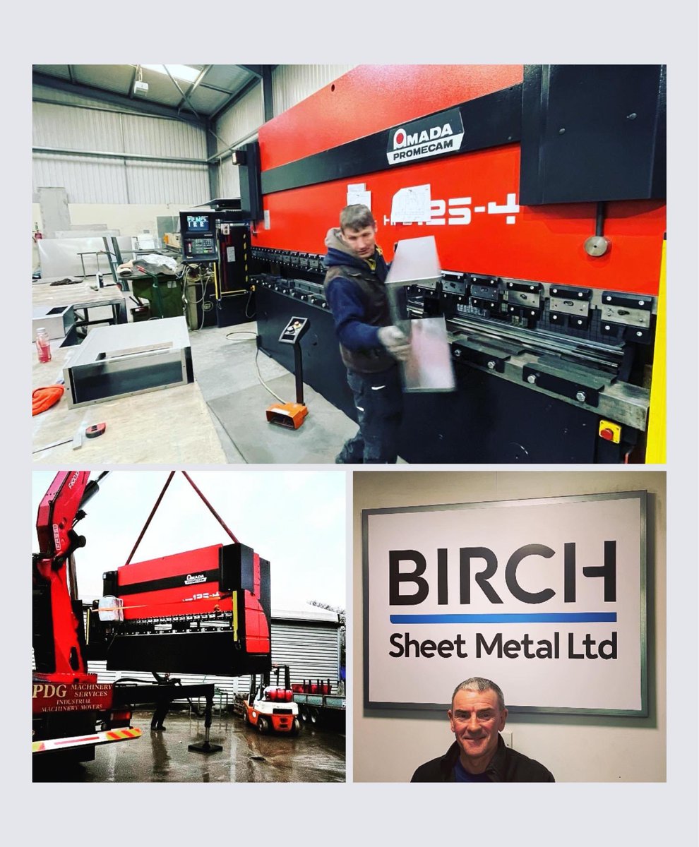 March has been a busy month with the addition of our 4m 125 ton Pressbrake Allowing us to increase our bending capacity. 

We was pleased welcome Derek to the Birch team with his vast sheet metal experience.