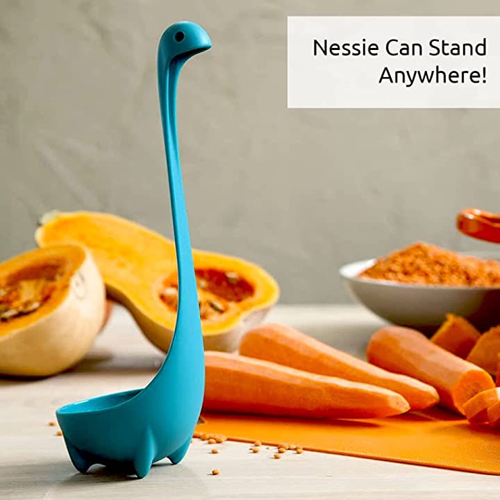 stuffonamazon's tweet photo. https://t.co/8hb6Uqllr8 >> This is so cute! It's a kitchen spoon that stands up in the shape of #Nessie! And they have a whole collection of different spoons!! #LochnessMonster #KitchenTools #KitchenIdeas #KitchenUtensils #KitchenGadgets #FoundItOnAmazon https://t.co/ShjWqusjTf