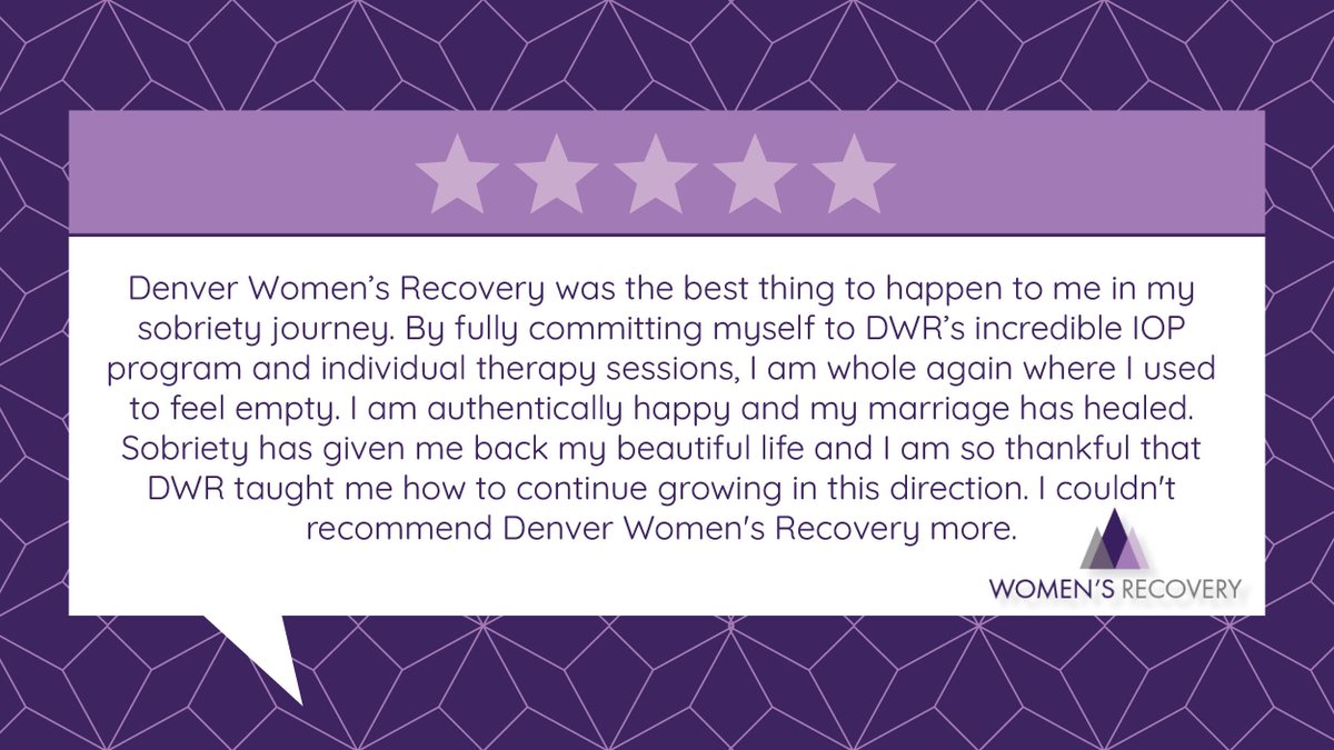 WomensRecovery2's tweet photo. Thank you so much for your kind words! We love reading all your reviews and feedback. Each review helps us grow into a treatment center that fits the needs of our community. If you have interacted with us recently, please leave us a review. We'd love to hear from you. https://t.co/bKVoVo7f8I