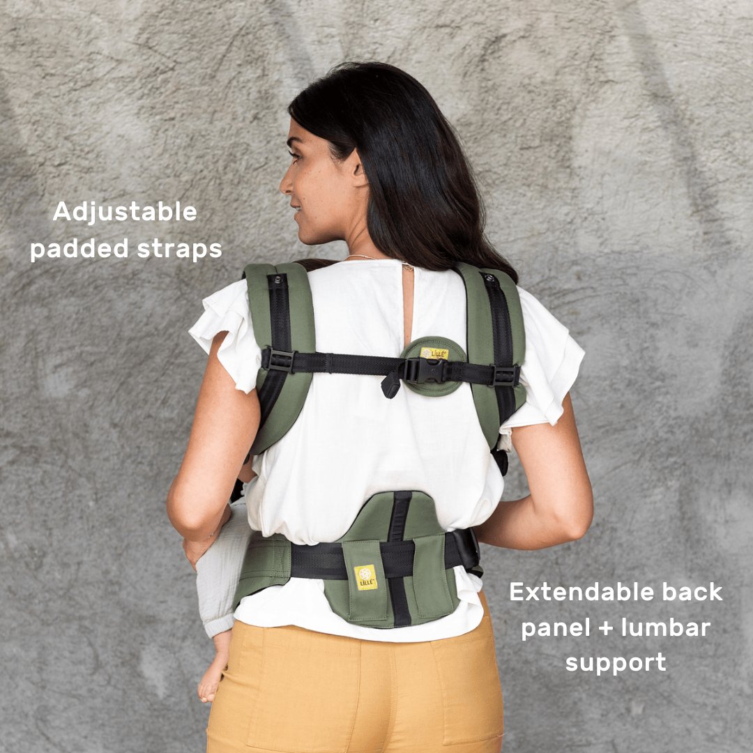 Adventurer for longer and for farther than with other carriers. With adjustable, padded straps and an extendable back panel and lumbar support, the Airflow DLX was designed to keep you moving in comfort.
