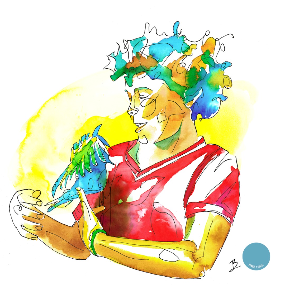 sonrieycrece's tweet photo. Con la ilustración de @bertallenas queremos dar la bienvenida al mes de Abril y abrazarnos a todo lo bueno que traiga consigo. ¡Confiamos en que la vida está llena de color! https://t.co/WOcGB3JNwP