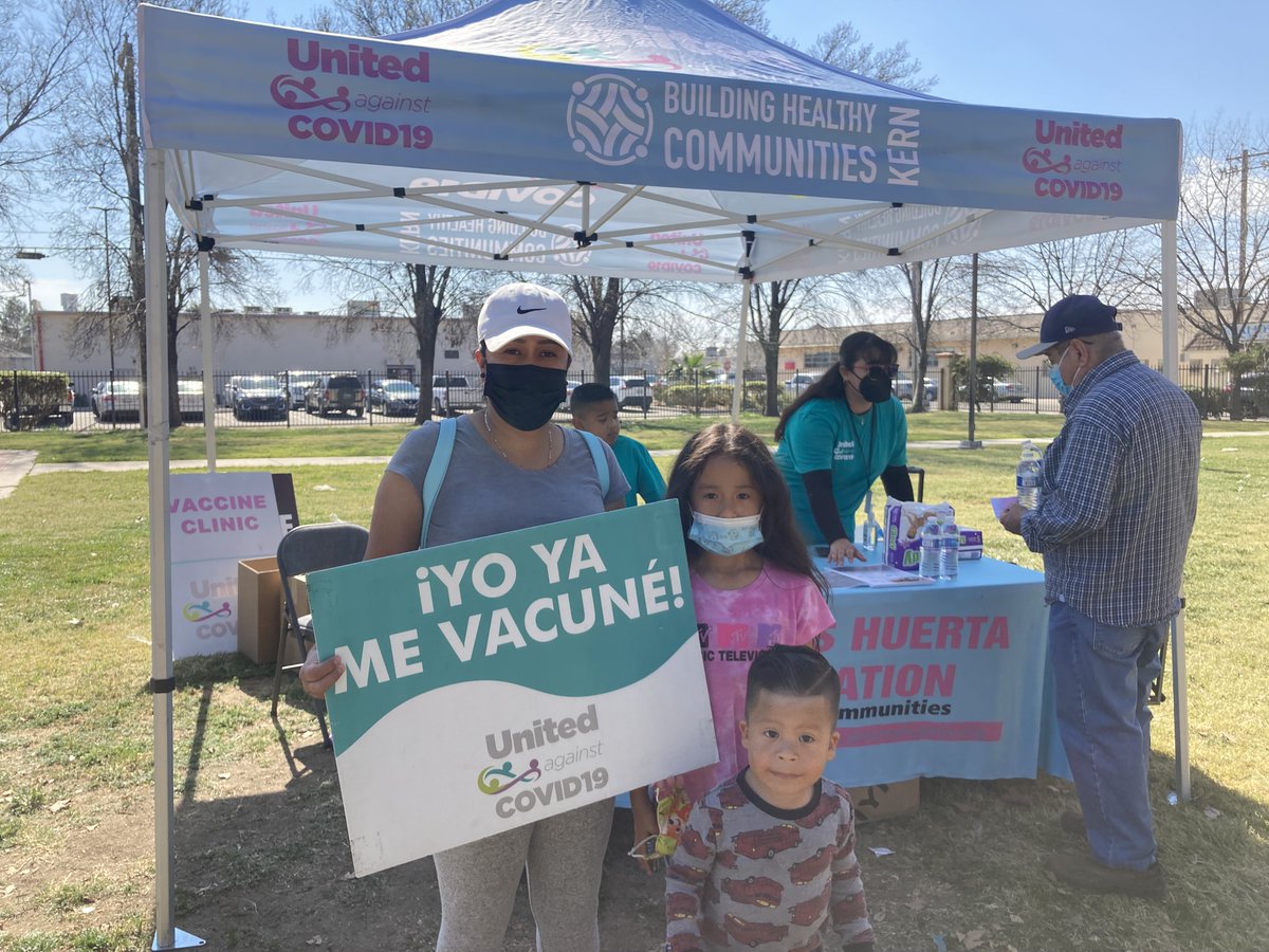 DoloresHuertaFD's tweet photo. #ThrowbackThursday to our Food Distribution and United Against Covid Vaccine Clinic in Arvin where we distributed 139 Covid-19 vaccines! #CancelCovid https://t.co/xaBOpxLjut