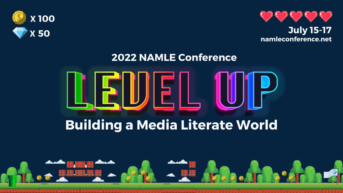 MediaLiteracyEd's tweet photo. Educators and practitioners -  Submit proposals for lessons, curriculum, tools &amp; other resources that support #medialiteracy education before midnight PST TONIGHT for #NAMLE22, Level Up: Building a Media Literate World. https://t.co/FfONVyjh3I #teachertwitter #edchat https://t.co/BYvDEyvG7d