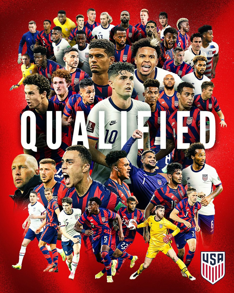 drivnplatform's tweet photo. Congratulations to the #USMNT for yesterday’s qualification! It’s official, the @USMNT are going to the @FIFAWorldCup and we couldn’t be happier #Qatar2022 https://t.co/ExUtKrN3ER