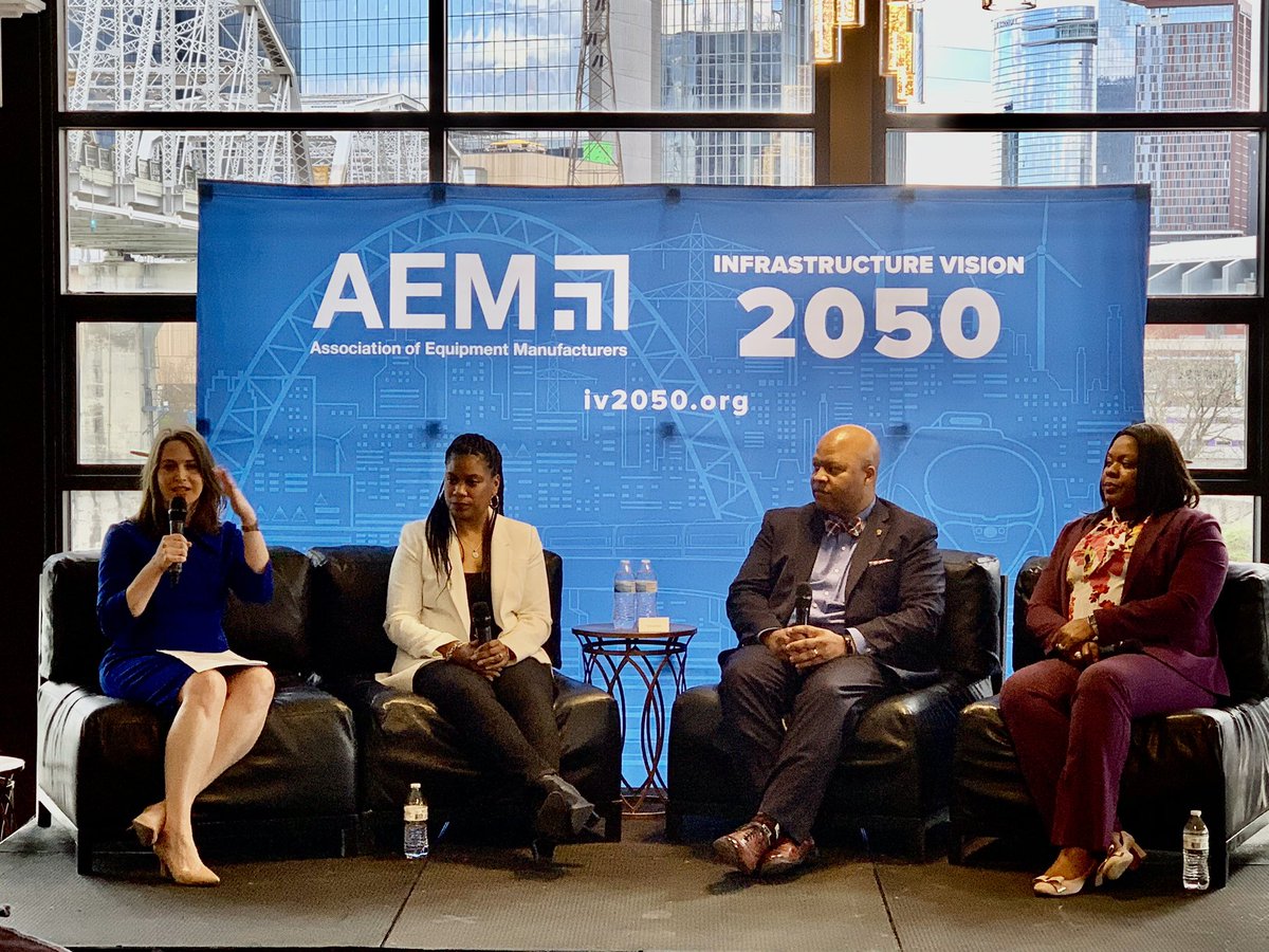 AEMAdvocacy's tweet photo. .@nashchamber’s Chief Talent Development Officer Stephanie Coleman moderates the second panel, which focuses on the solutions local stakeholders are providing to fill the skills gap in the #InfraWorkforce #infrastructure #IV2050 @BrookingsMetro https://t.co/QYJss9mZsh