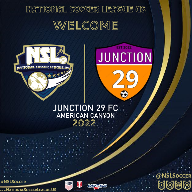 NSL News

National Soccer League US

Miami, FL. March 31, 2022

The National Soccer League US Announces American Canyon-California based City Club JUNCTION 29 FC as an new member of NSL Premier Division for the 2022 Season

<a href="/NSLSoccerLeague/">NationalSoccerLeague US</a>
<a href="/NSLPremier/">NSL Premier</a>
<a href="/NSLPacific/">NSL Pacific</a>
@junction29fc