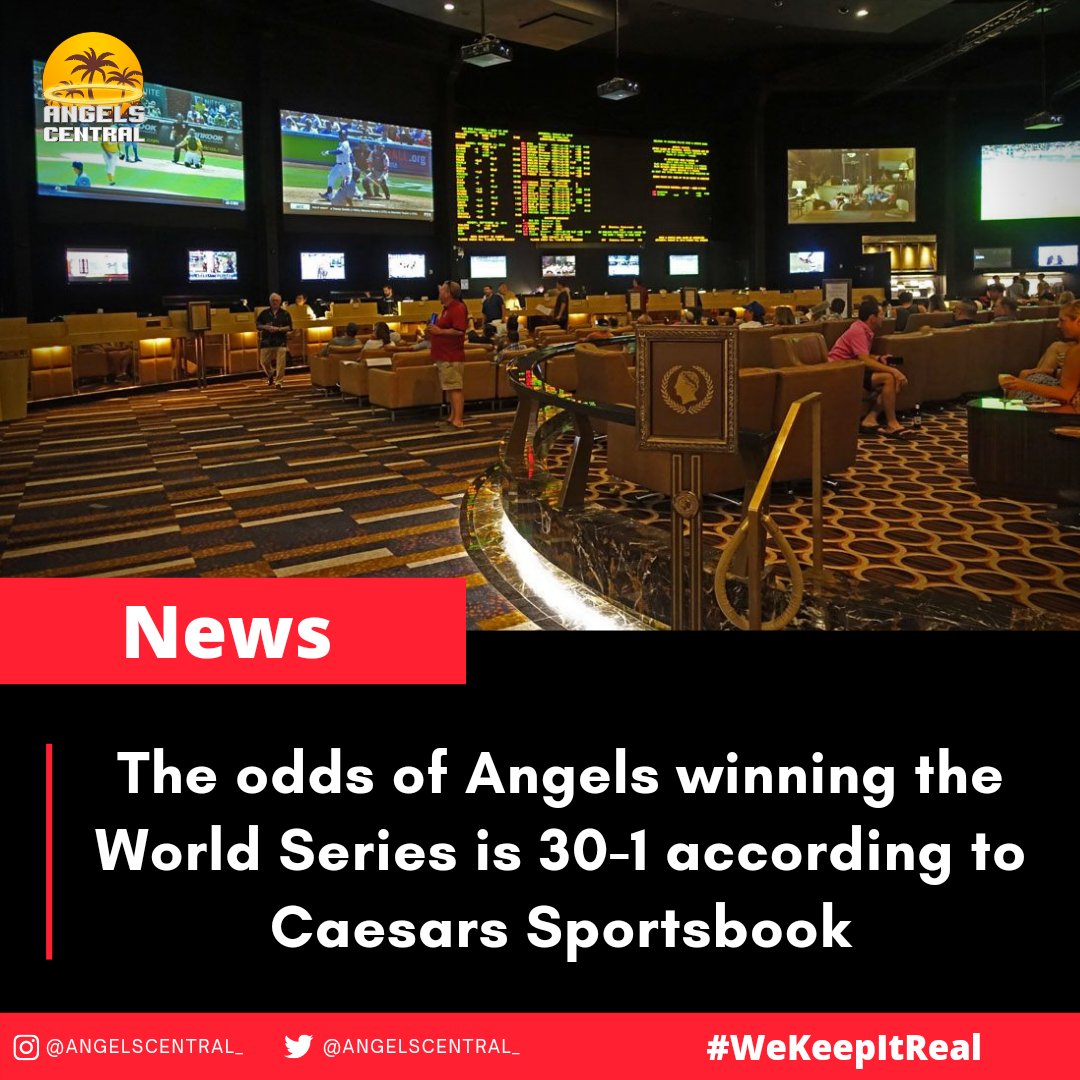 AngelsCentral_'s tweet photo. Halos what are your odds of Angels winning it all?

#AngelsCentral #AngelsBaseball #Halos #GetYourRedOn #TheHaloWay #wetheoc #Angels #California #orangecounty #Anaheim #Disneyland #LAA  #ALWest #MLB #baseball  #sports #WeBelieve #angelsstadium #miketrout #odds #CaesarsSportsbook https://t.co/7l42XQb332