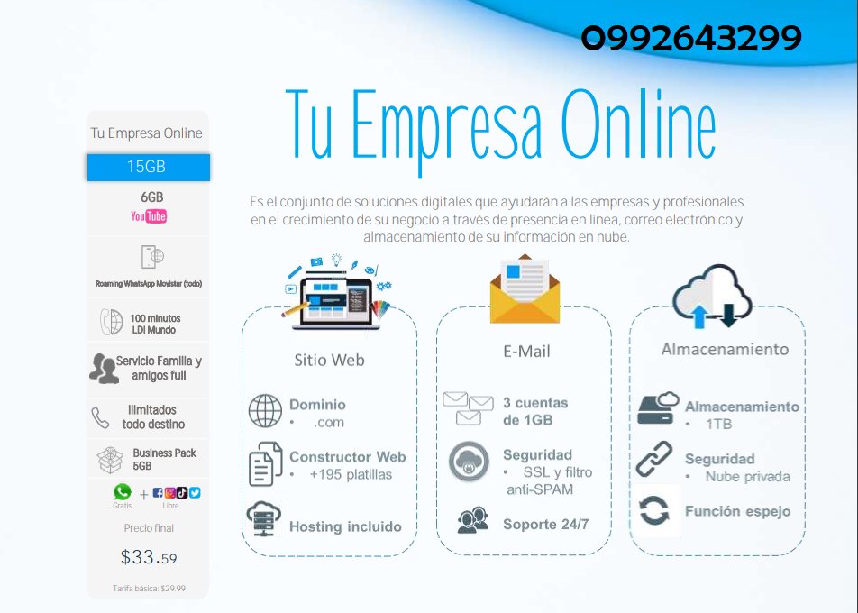 <a href="/MoviConections/">Movistar Empresas</a> <a href="/Empresa/">EMPRESA</a> <a href="/Online/">onlineundnichts</a> <a href="/Ecuador/">Ecuador</a>