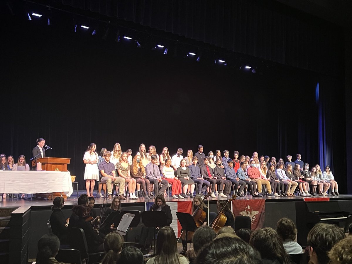 WaterfordSuper's tweet photo. World Language National Honor Society ceremony tonight!  Amazing students! #WPSPride @WPS_CT @EducateCT https://t.co/BxVMirxola