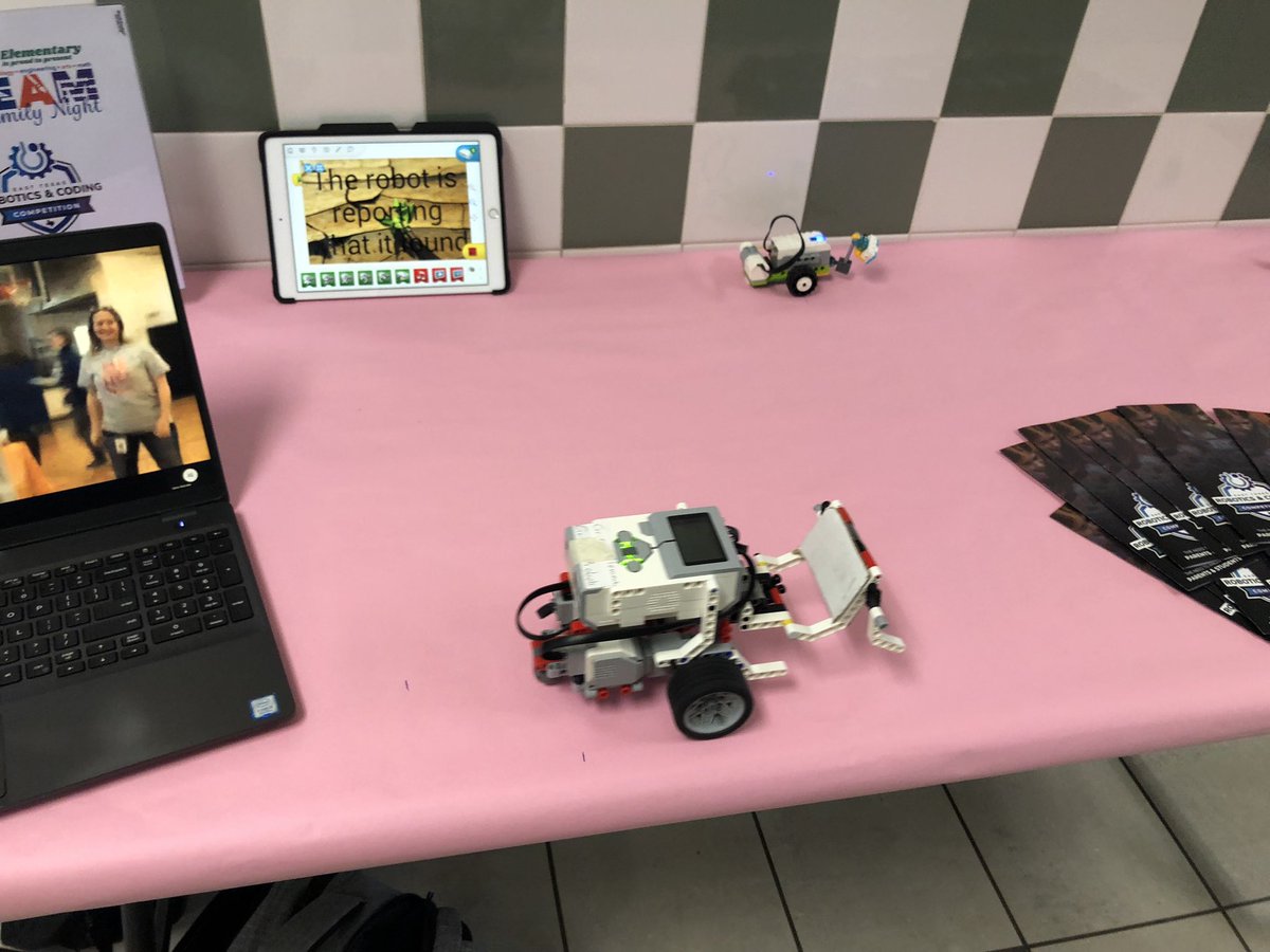 mcconnellh88's tweet photo. #ETXRobotics is here @RameyTylerISD for their STEAM Family Night! @TylerISD https://t.co/zuYlDevgb4