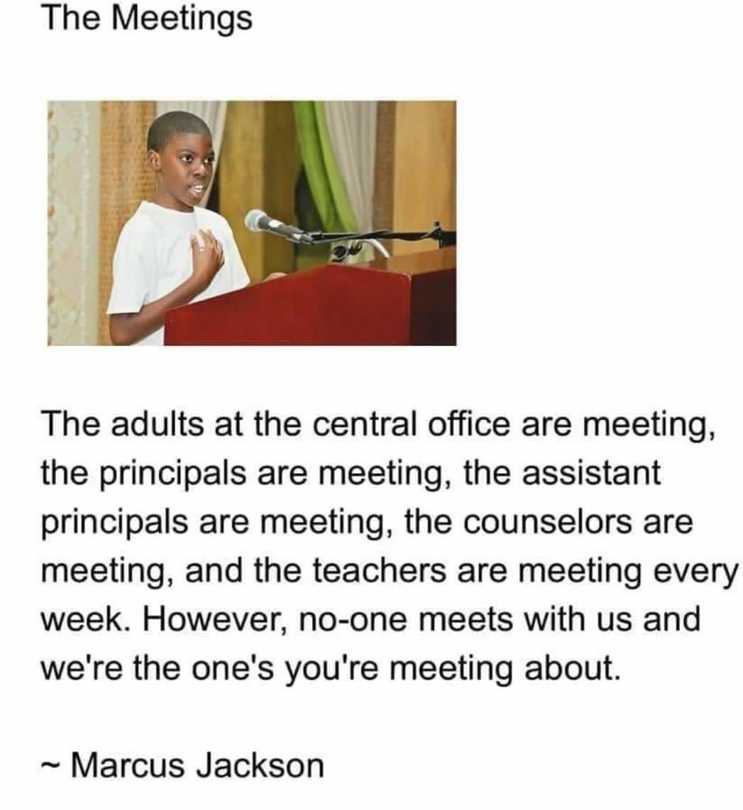 #truth If you are preparing for ME, planning for ME, problem-solving for ME, developing for ME…. INVOLVE ME. #respect #studentvoice #staffvoice #parentvoice #myvoice