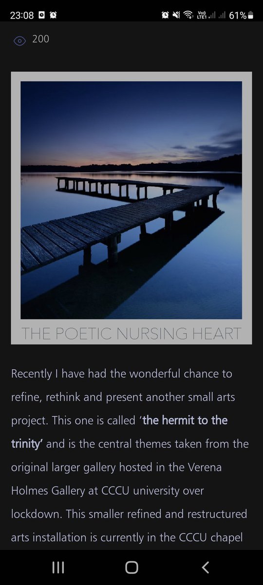 tjd5900_tom's tweet photo. 200 views in a day xx

That's just so wonderful for such a small intimate reflection of a growing consciousness that is laced with hope for the profession I adore. And a system that needs value and FUNDING. 

Nurses need love too

#nurse #NHS #phd #trauma #love #trust #Blogs https://t.co/efuOtOuEux