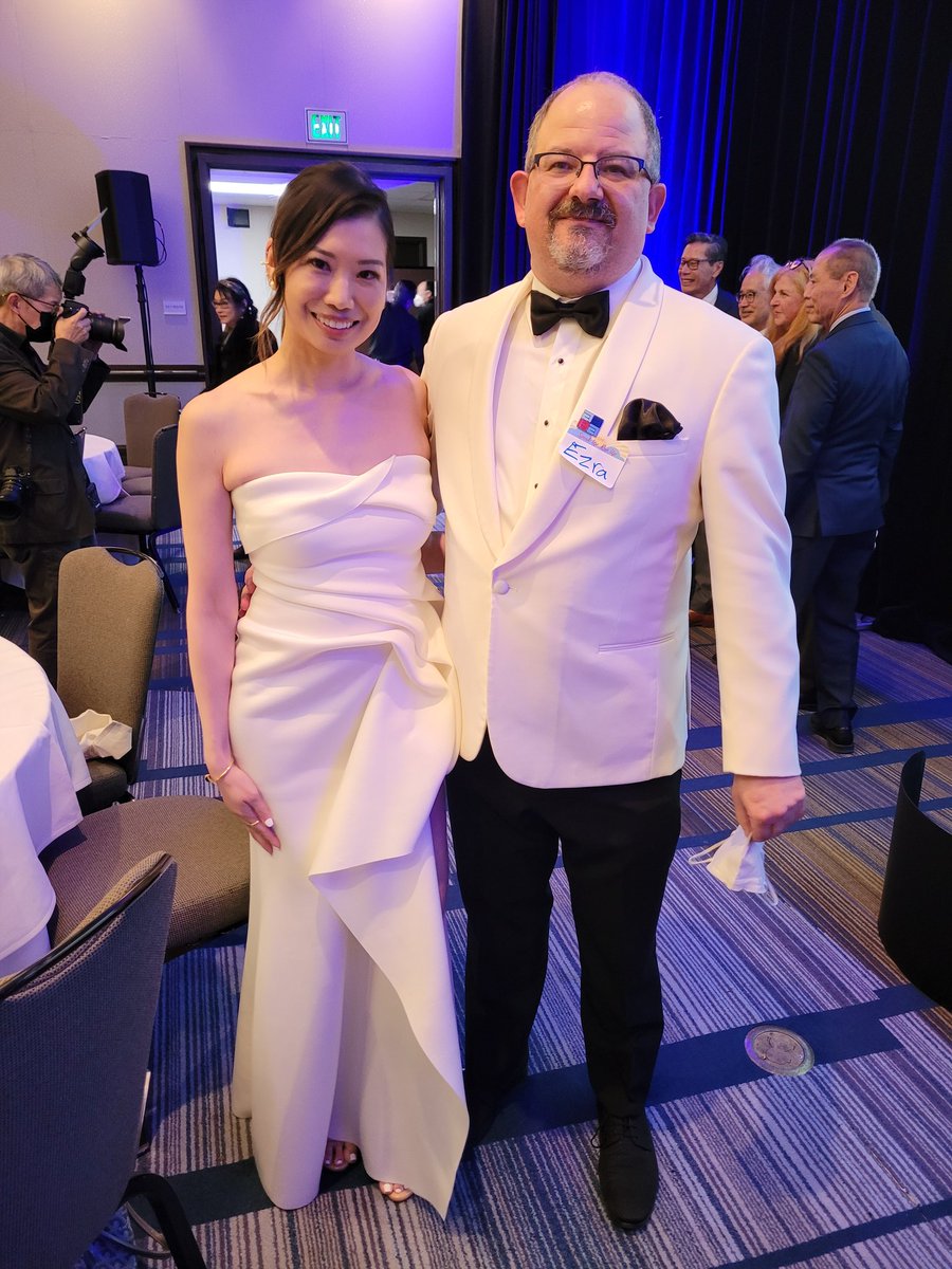 ezrawonttweet's tweet photo. Thanks to the great @BettyKPIX for emceeing @AabaBayarea 46th Annual gala, and coordinating with my outfit so well. You helped make the night special. #aaba46 https://t.co/mrcCTiVJHQ