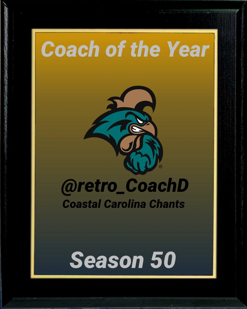 SBC_RBCDL's tweet photo. We would like to congratulate Season 50 Sun Belt Coach of the Year @retro_CoachD. The coach of the Chants finished 10th in the rankings with a PD of 1742. He also led his team to a 10-4 record in confrence, which was second only to Liberty's 11-3. https://t.co/MmeO5638Xv