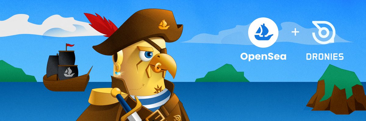 DroniesNFT's tweet photo. A new journey deserves a new banner!

The @DroniesNFT crew is beyond excited to be among the first @solana collections being introduced to @opensea next month.

Set your sails and #StayVigilant Operatives https://t.co/S9a7hWKqfS