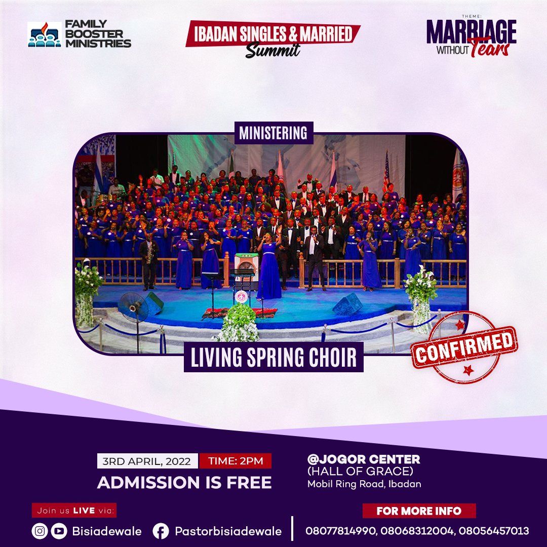 JohnnybeatMedia's tweet photo. Never compare your spouse with others #IbadanOyaNiJogor #MarriageWithoutTears #livingspring #leadcityib #bisiadewale https://t.co/zS62Iesqgm