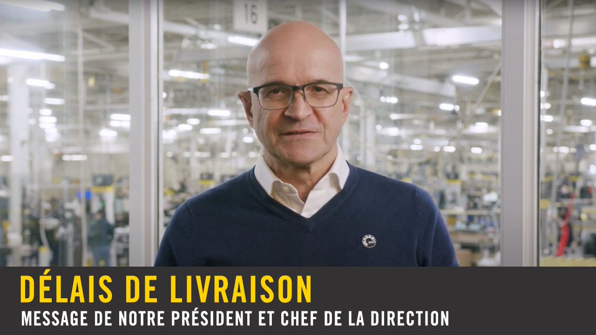 BRPnouvelles's tweet photo. L’excitation d’attendre un nouveau véhicule? On connaît! On sait aussi qu’un délai de livraison est décevant. Nous en sommes désolés. José Boisjoli, président et chef de la direction, parle des mesures prises pour vous permettre d'en profiter au plus vite: https://t.co/zaLqwoB8uZ https://t.co/JJbHjO2hg2