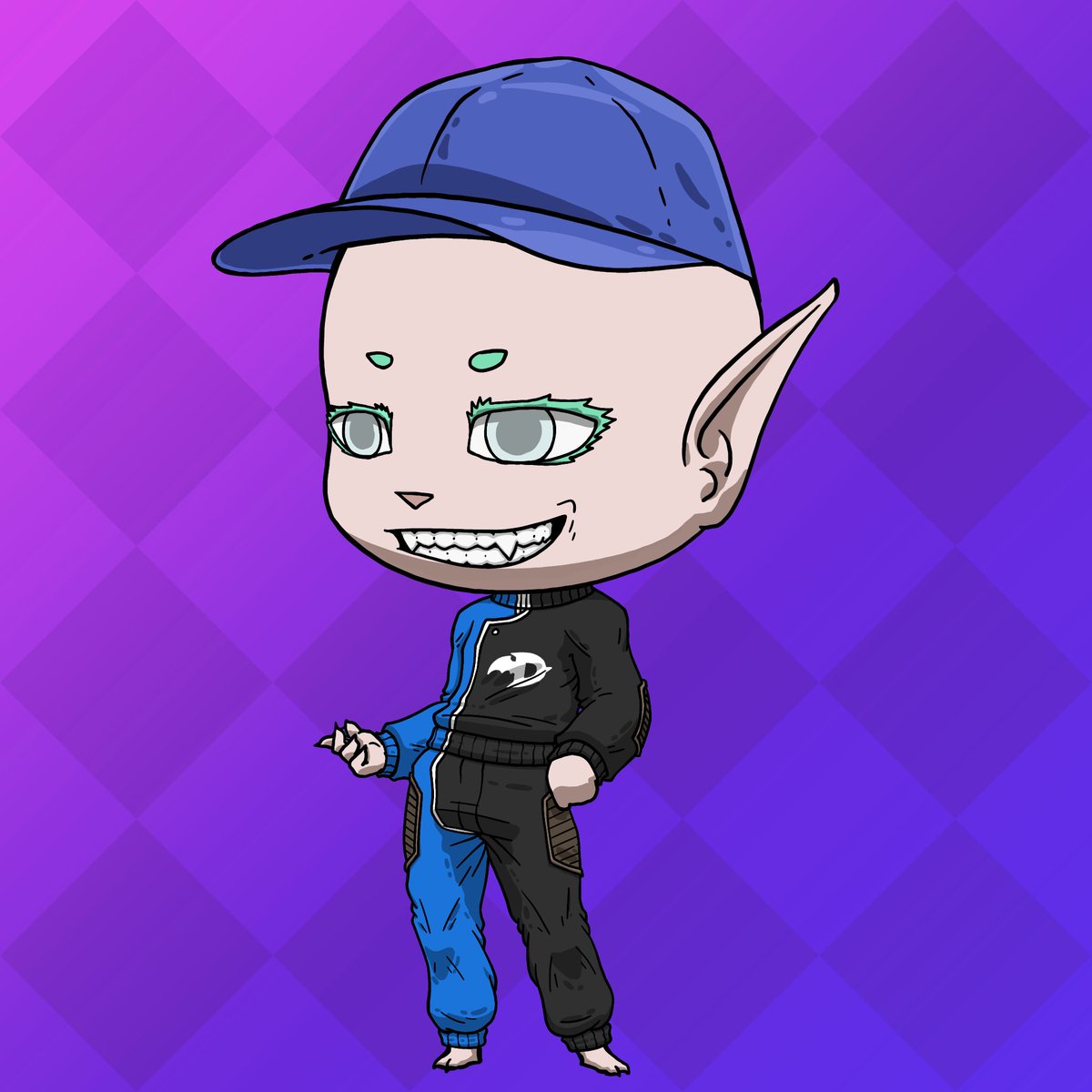 There will be extreme hazards in the Naughty Games and for that dmons need some proper equipment. Our designer came up with this lovely suit, the D-Suit! #SolanaNFTs #NFTs