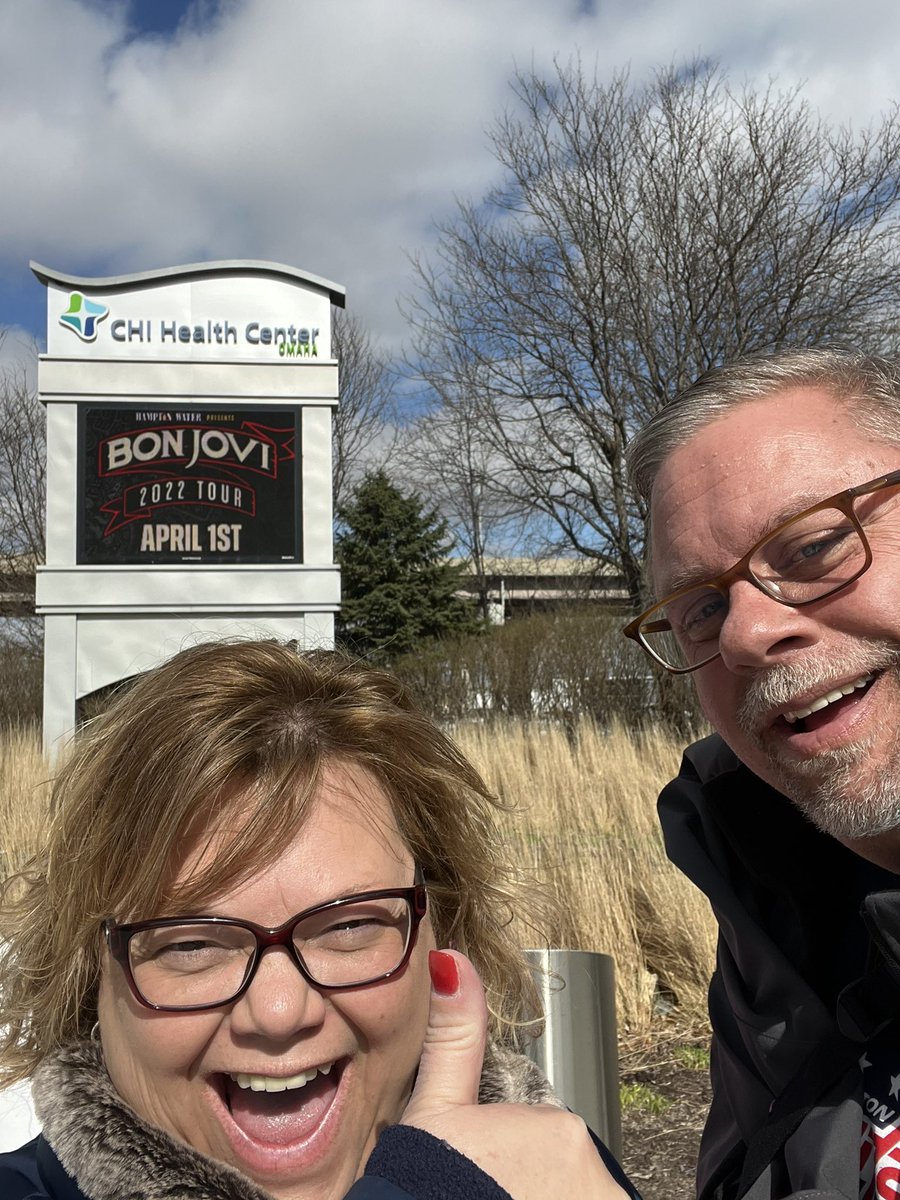 jmalseed's tweet photo. @BonJovi Already here. Jersey born and raised but living in Denver. Made the drive into Omaha today. Let me know if you need sound check assistance as I’m across the street at the Marriott. https://t.co/qmONeIUcEs
