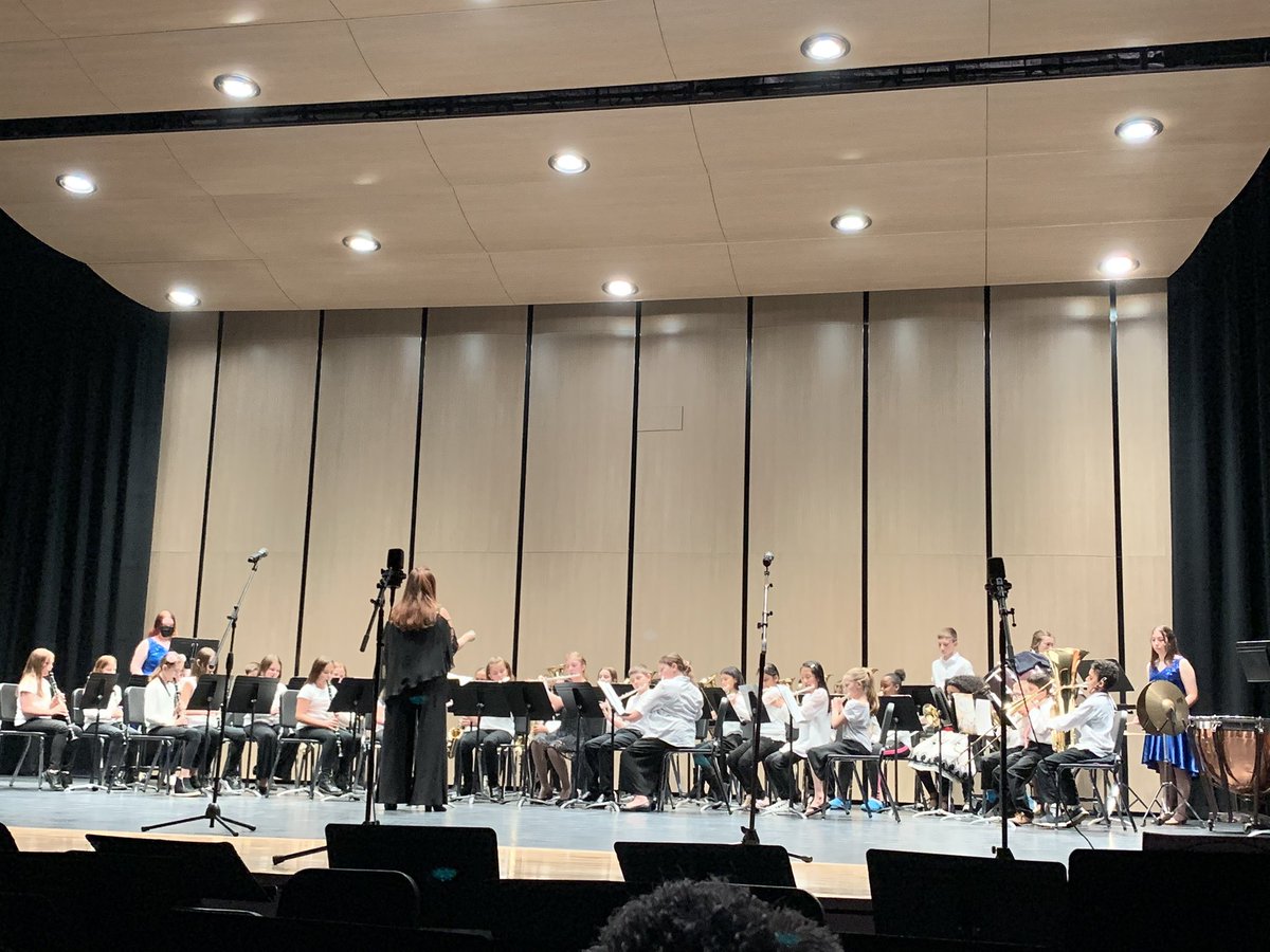 Paul Road School Band performs for the Gates Chili PAC Grand Opening Celebration #gopanthers