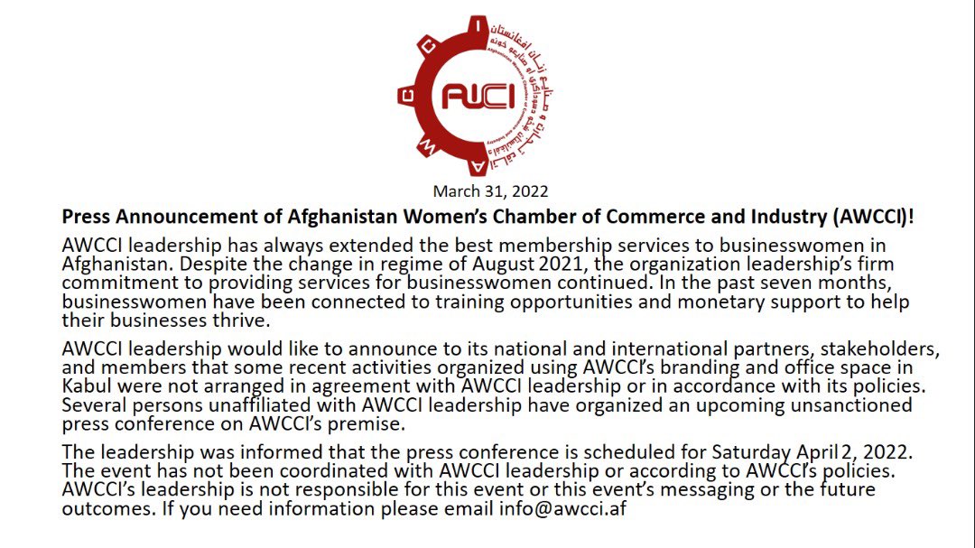 AWCCI2's tweet image. Please read and share our announcement! اطلاعيه ما را مطالعه نموده شريك نماييد.