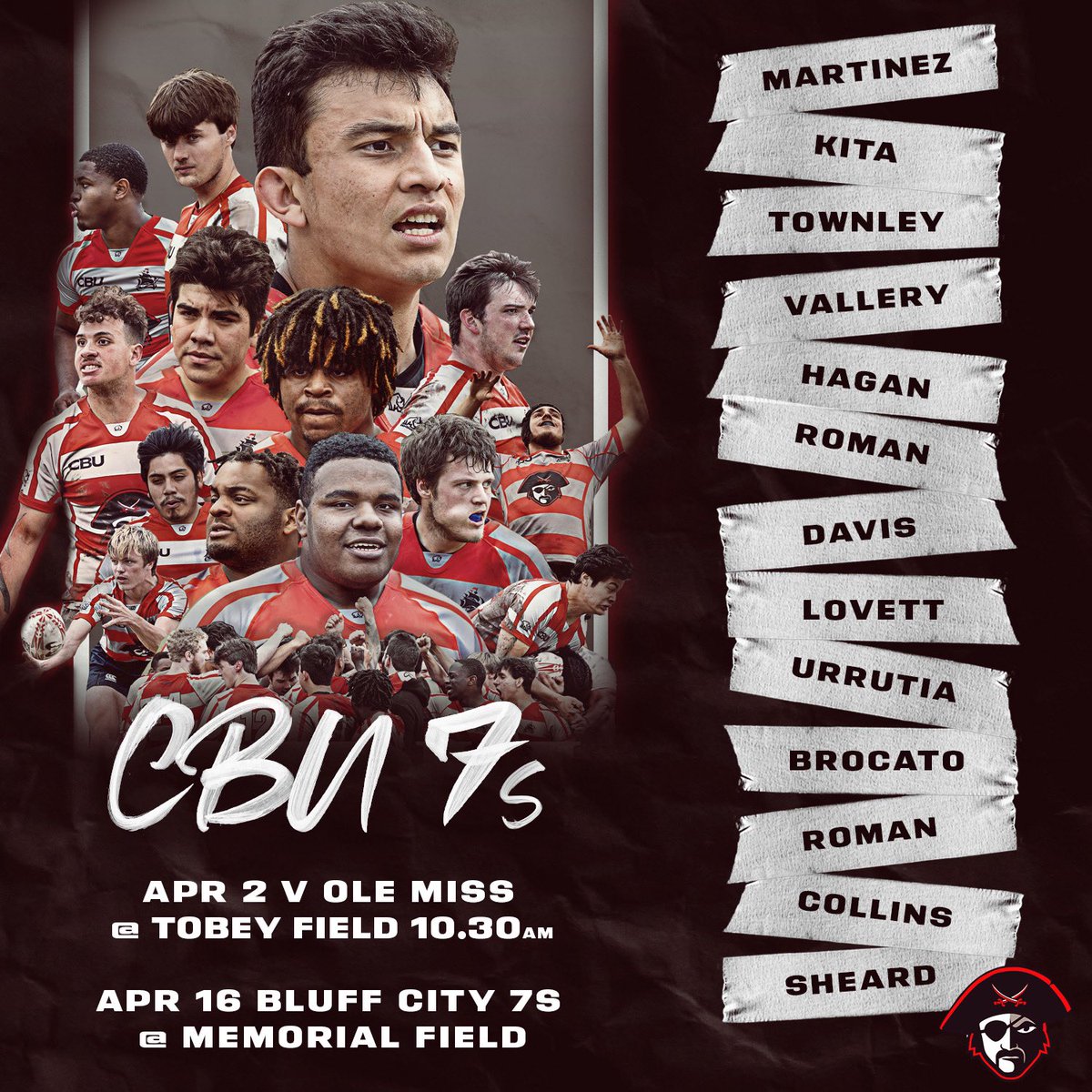 It’s almost 🏉 time in Memphis! Come join us on Saturday when we face Ole Miss. There will be 🆓 🌭 for <a href="/FromCBU/">Christian Brothers U</a> students! #BUCNation