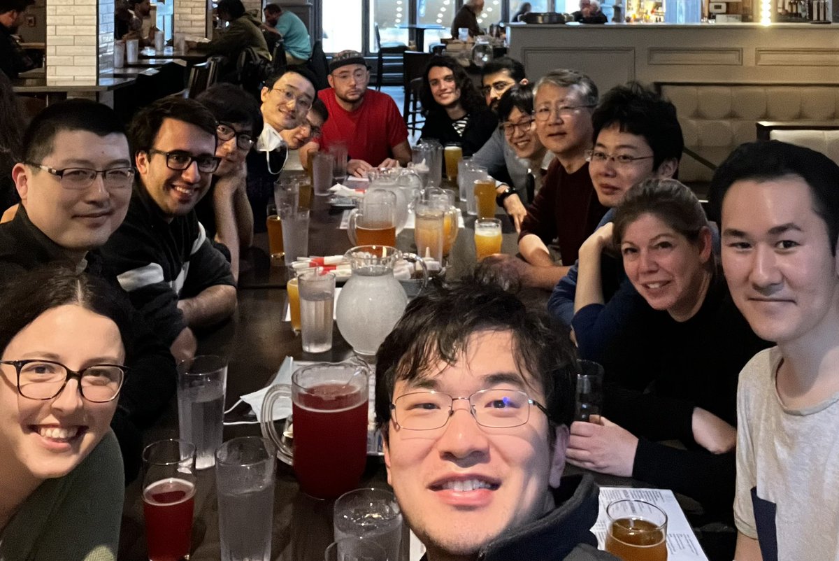 Celebrating many things tonight at the Park Group party! 🎉 #AcademicTwitter #PhDChat #AcademicChatter