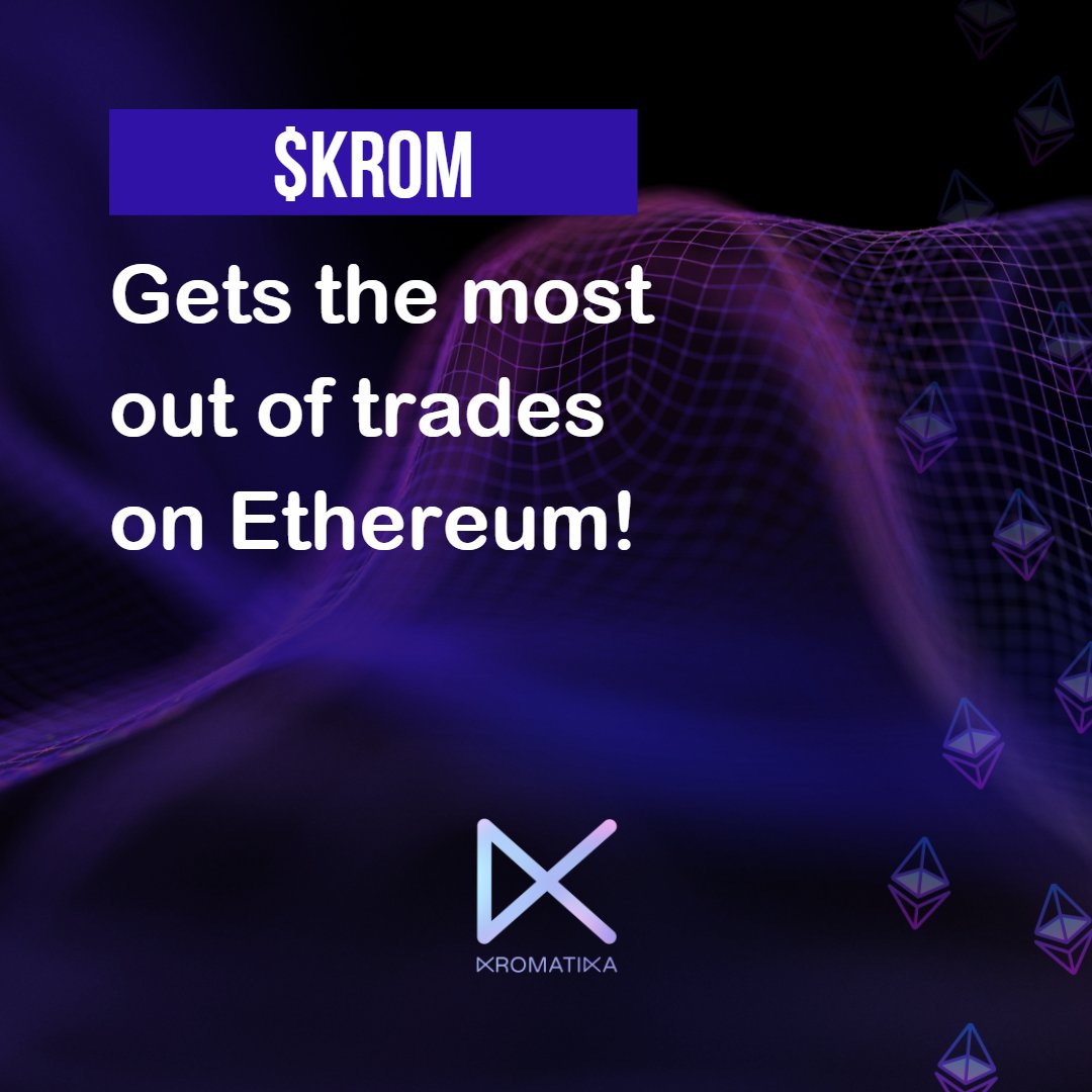 <a href="/KromatikaFi/">Kromatika</a> has brought a unique solution for traders to do limit trading on DEX, without swap fees, no price slippage, and no risk of front-running bots, all supported by <a href="/Uniswap/">Uniswap Labs 🦄</a>  liquidity.
<a href="/arbitrum/">Arbitrum</a> <a href="/optimismPBC/">(Deprecated) Optimism ✨🔴✨</a> <a href="/MetaMask/">MetaMask 🦊</a> <a href="/0xPolygon/">Polygon | POL</a> 
<a href="/ethereum/">Ethereum</a> <a href="/CertiKTech/">CertiK Old Account</a> <a href="/CelerNetwork/">CelerNetwork</a> #Krom