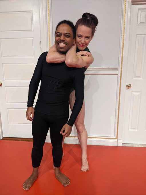 A lady couldn't ask for a better victim... El Ni&ntilde;o's back for more punishment with a smile on his face