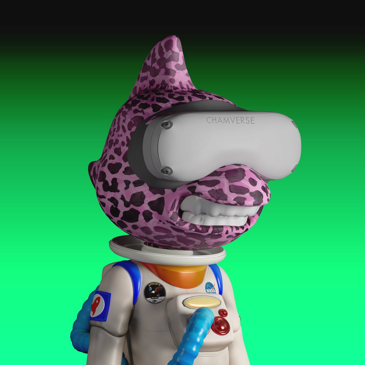 Chillnchameleon's tweet photo. Cham Armstrong embarking on his journey to fight space trash! 🚀♻️ @elonmusk 

🚨GIVING AWAY $200 in ETH + 5 OG roles on this post 

- Like + RT
- Follow with 🔔
- Tag your friends 

Winner picked in 48 HRS!

#NFTs #NFTGiveaway #Whitelist #GreenChipNFT https://t.co/b6LL8kWwAI