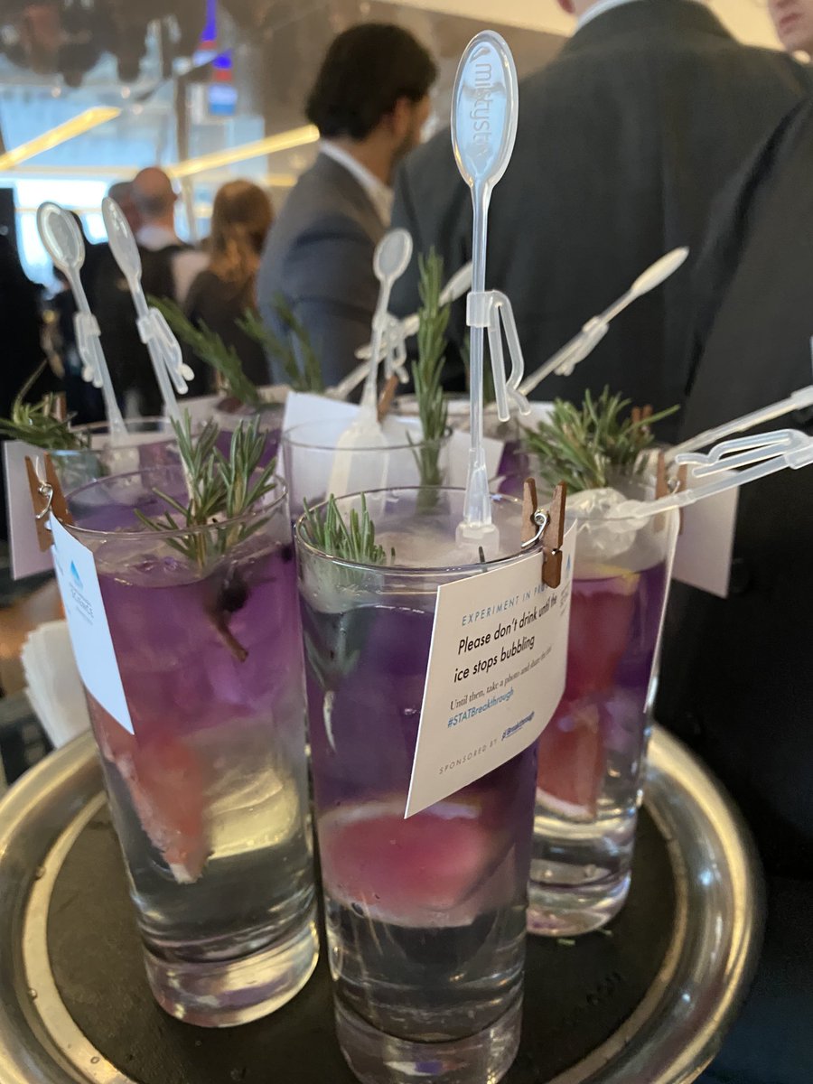 rickberke's tweet photo. The smokin ⁦@statnews⁩ cocktail at #STATBreakthrough Summit in NYC https://t.co/ms0odv8nHd