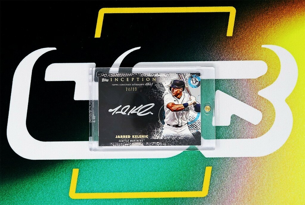 cardsmithsbreak's tweet photo. Jarred Kelenic Silver Singings Autograph #/99 from 2022 Topps Inception Baseball! #csbheat #topps #inception #inceptionbaseball #baseballcards #tradingcards #sportscards #groupbreaks #jerredkelenic #seattlemariners #marinersbaseball https://t.co/Hw3z0BuNvX https://t.co/TKyhqhJUob