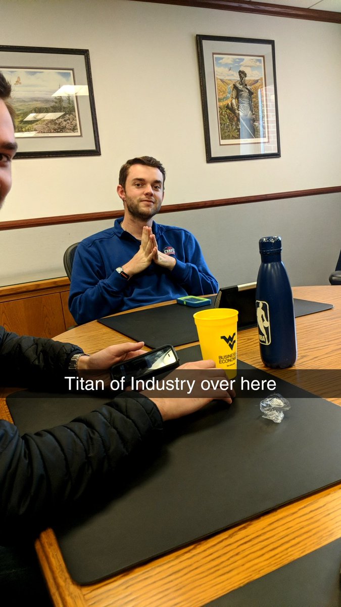 EconTrudeau's tweet photo. That's actually Dr. Titan of Industry to everyone now. Congrats to @JamesDean595 on a successful defense. https://t.co/7xZN9cuidM
