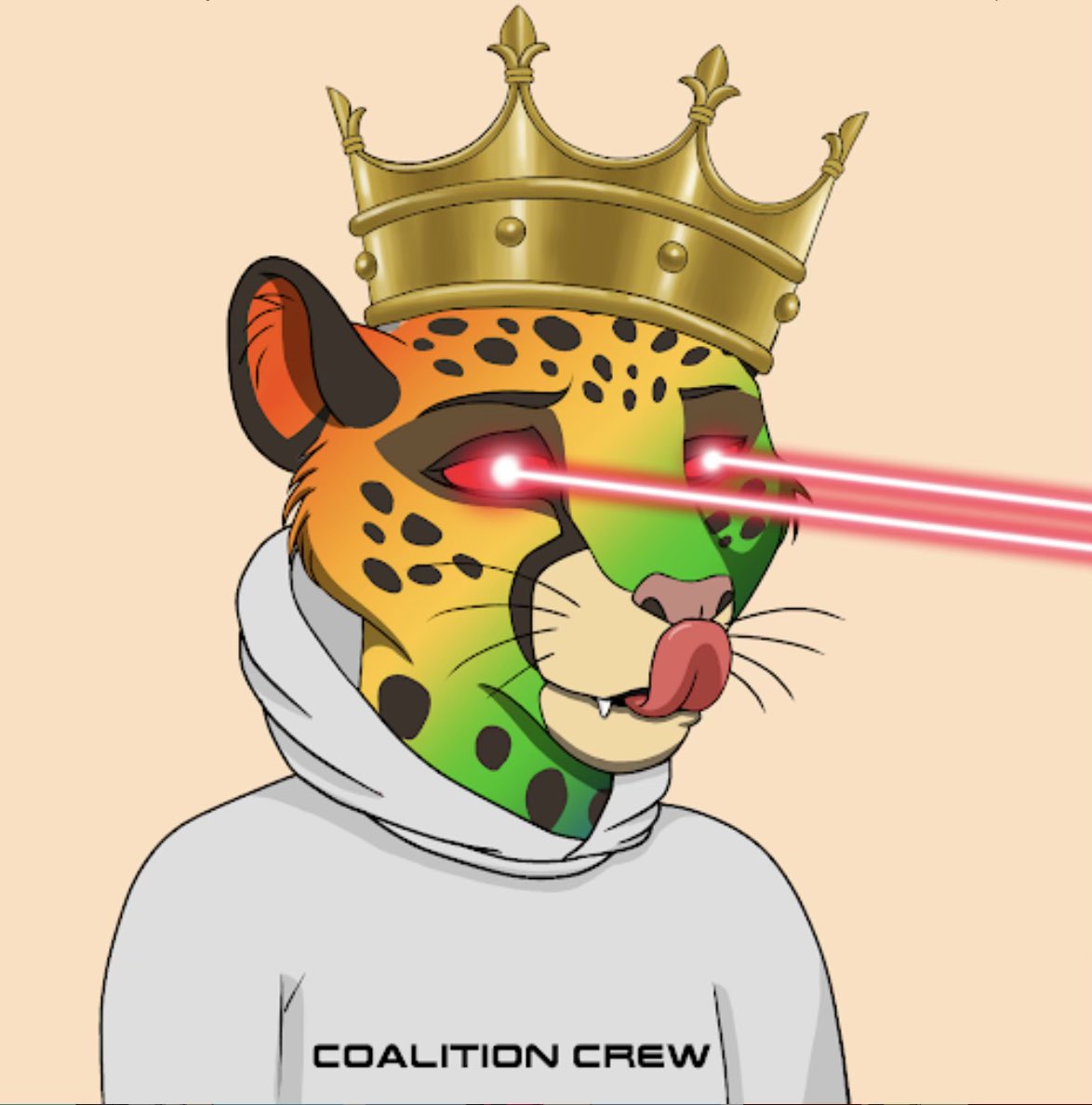 DenisonETH's tweet photo. @CCrewNFT #CHEETAHMADNESS

FINAL FOUR

#1 RED LASER EYES vs #2 BOURBON

*USE POLL BELOW TO VOTE* https://t.co/6Te2DN89jr