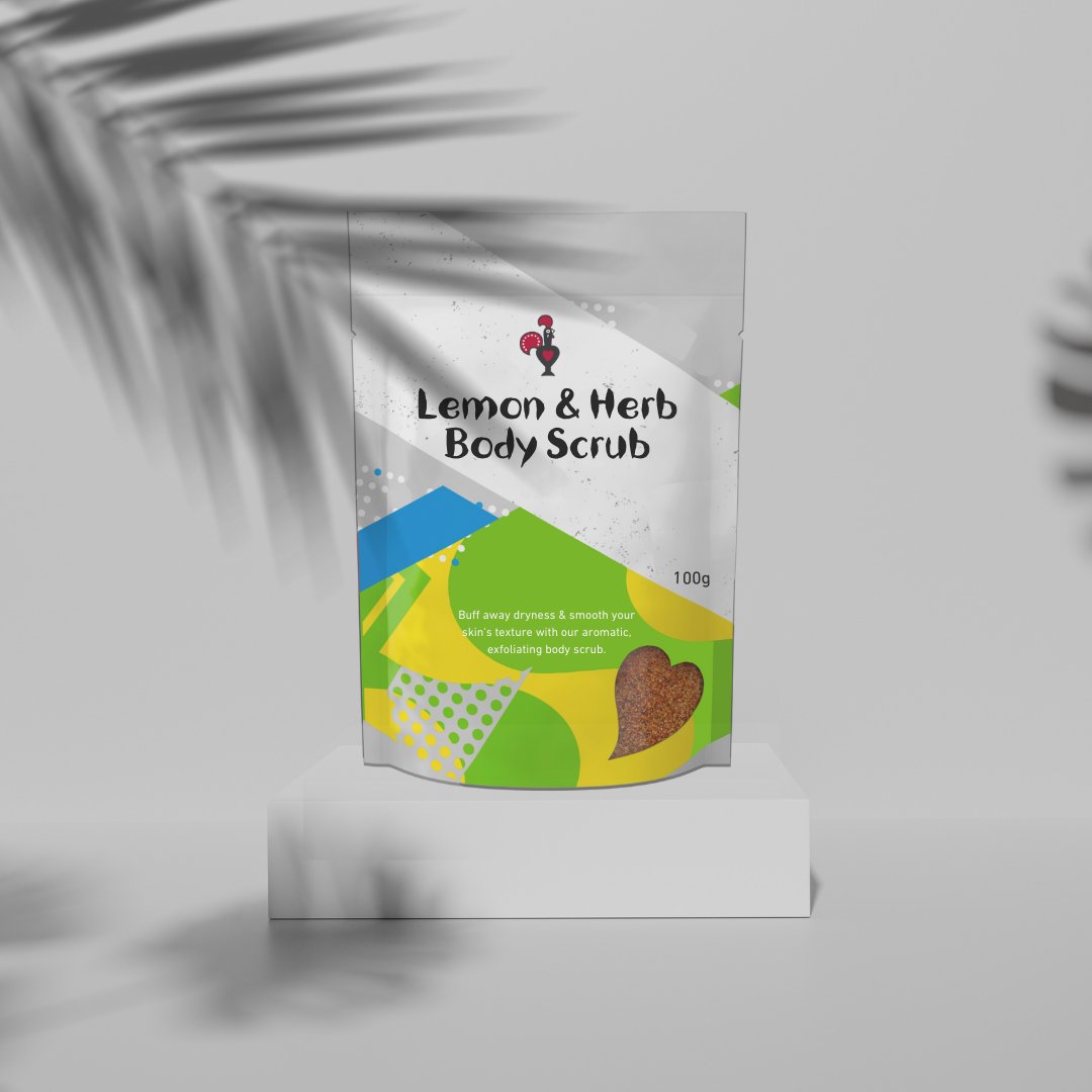 🔥 Introducing our PERi-PERi Hot and Lemon &amp; Herb Body Scrub! 🔥 Buff away dryness &amp; smooth your skin's texture with our aromatic, exfoliating body scrub. Shop now via the link ➡️ ibb.co/w6LNf2K