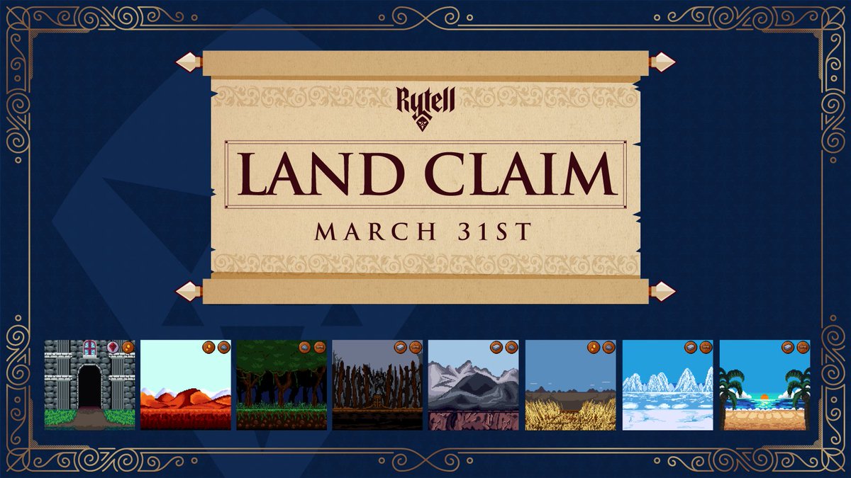PlayRytell's tweet photo. There will be no more silence.
There will be no more mystery.
I attempted to hold back but... the lands has been deployed! Show us what land you got! 

What exactly does this imply?
Rytell is entering a new age. ⚔️

https://t.co/PjoM5vyRf3 https://t.co/c9ZStYkXvN