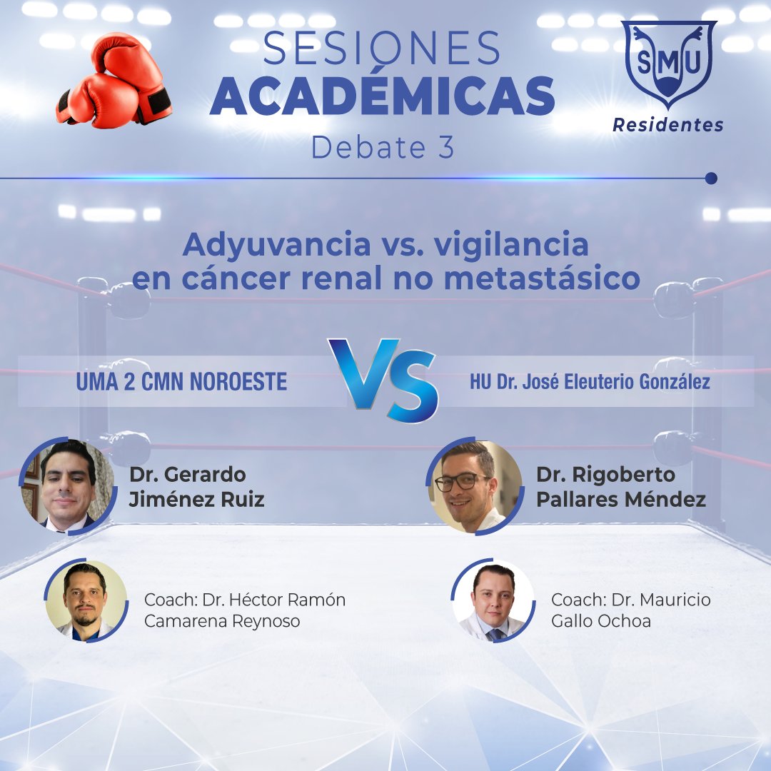 smumexico's tweet photo. 🧑‍⚕️ ⚡🧑‍⚕️  ¡Se acerca la próxima sesión de debates! Nos vemos el sábado 9 de abril a las 8:00 am ⏰   el tema será controversias en cáncer renal 📚  🖥  🤳 Conéctate en nuestro sitio web: https://t.co/UbN7BmMCxA o en nuestra página de FB.

#TodosSomosSMU #SMU #SMU2022 https://t.co/dtB2XRYGQP