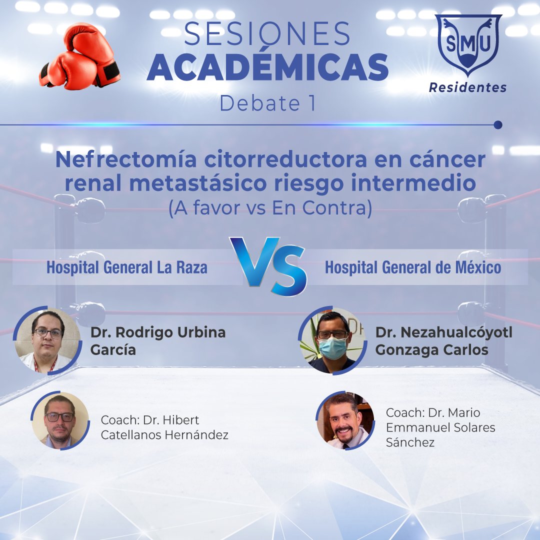 smumexico's tweet photo. 🧑‍⚕️ ⚡🧑‍⚕️  ¡Se acerca la próxima sesión de debates! Nos vemos el sábado 9 de abril a las 8:00 am ⏰   el tema será controversias en cáncer renal 📚  🖥  🤳 Conéctate en nuestro sitio web: https://t.co/UbN7BmMCxA o en nuestra página de FB.

#TodosSomosSMU #SMU #SMU2022 https://t.co/dtB2XRYGQP