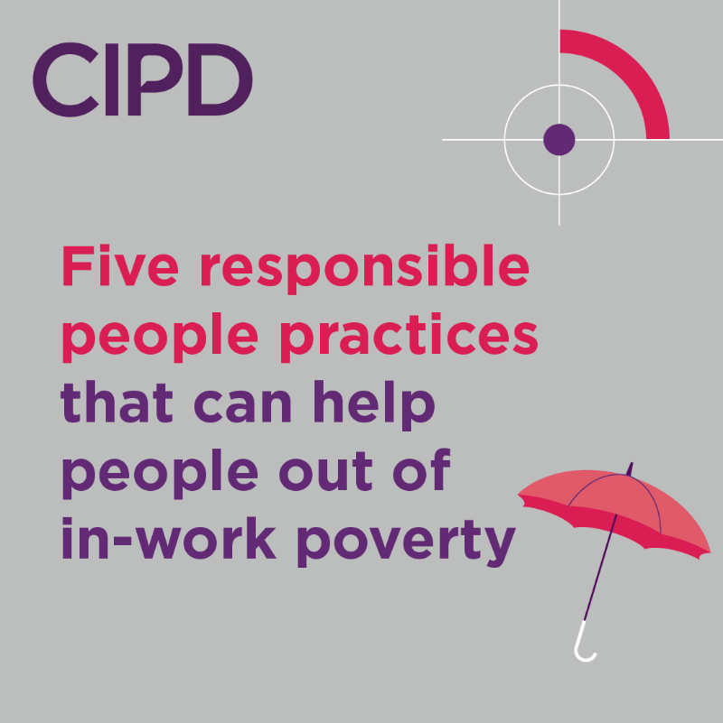CIPD's tweet photo. News of the UK #CostOfLivingCrisis has dominated headlines and with 1 in 8 workers already classed as living in poverty, many people will be feeling the squeeze like never before. @katie_jacobs #InWorkPoverty #FinancialWellbeing