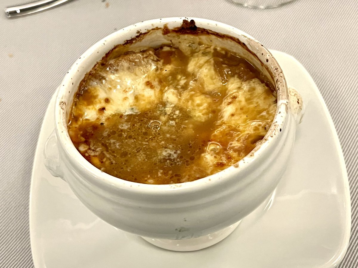 EatSleepCruise's tweet photo. Amazing dinner at the @PrincessCruises #DiscoveryPrincess Crown Grill the other night. Certainly, one of the best steak houses at sea! You must try the cheesecake! 
#PrincessCruises #Cruise #PrincessPartner https://t.co/oVhL12QLJ4