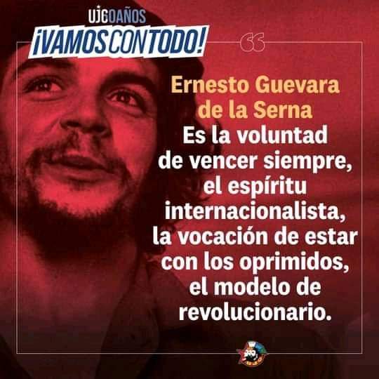 kamicherl's tweet photo. Fieles a tu ejemplo la #UJC60 
#VamosConTodo 
#Artemisa 
#Cuba https://t.co/ZI5pU0Jn7U