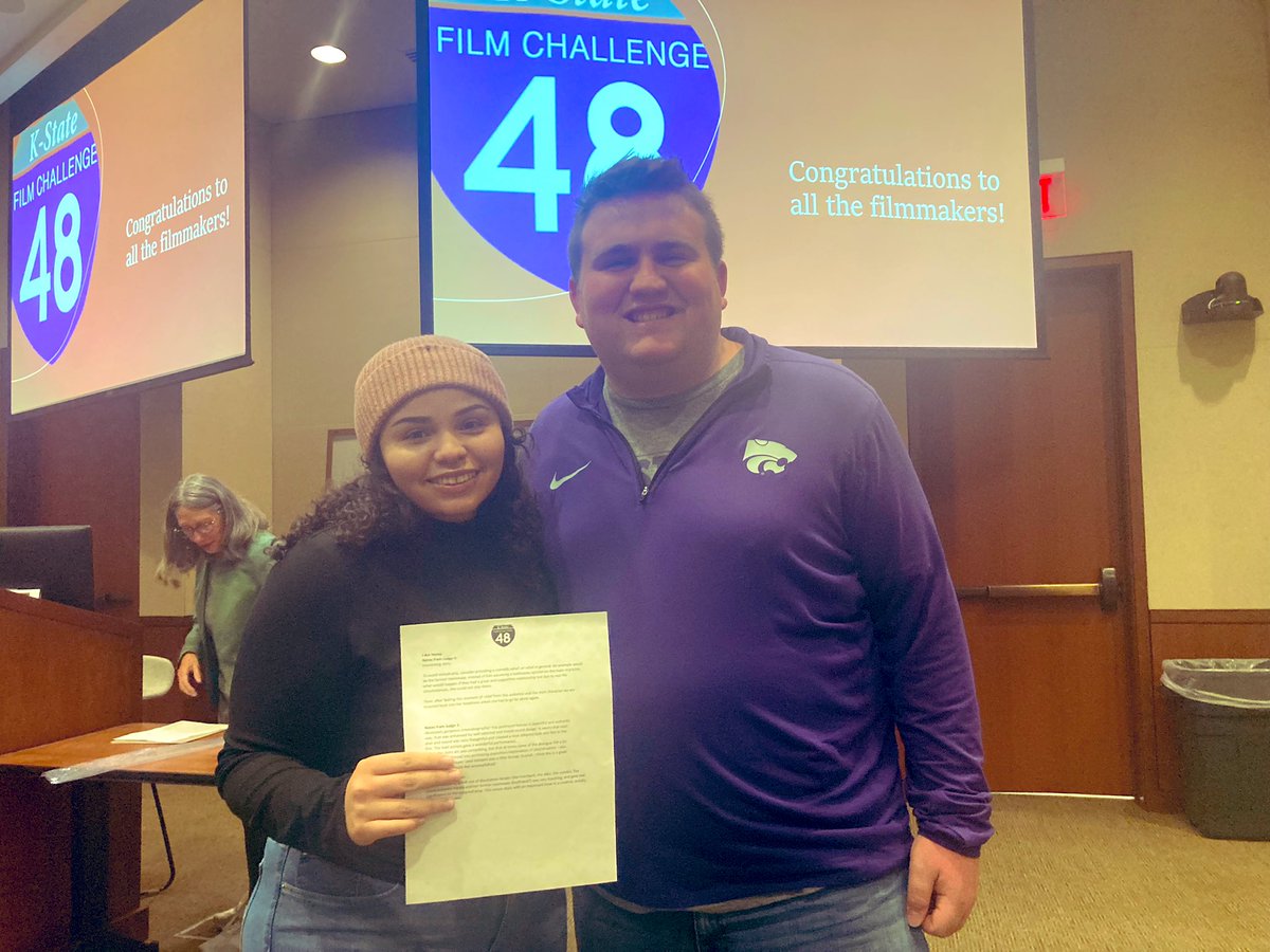 This years K-State 48 winner is “I am  home” by the Crew. #KState48 
youtu.be/s5RVIcSeB9I