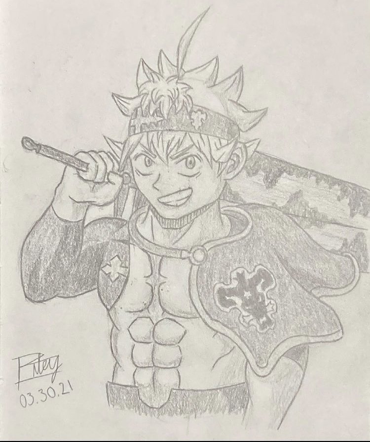 Black Clover Classic Photo Characters Art Drawing by Anime Art - Fine Art  America