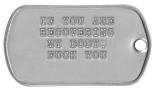 washingtonpost.com/local/obituari…

Maj. Gen. Michael D. Healy aka “Iron Mike” for his heroism during the Korean War. (JFK Special Warfare Center &amp; School, Fort Bragg, NC). He famously wore a unique Dogtag well known in the Green Beret community which boasted an epithet to ridicule death…