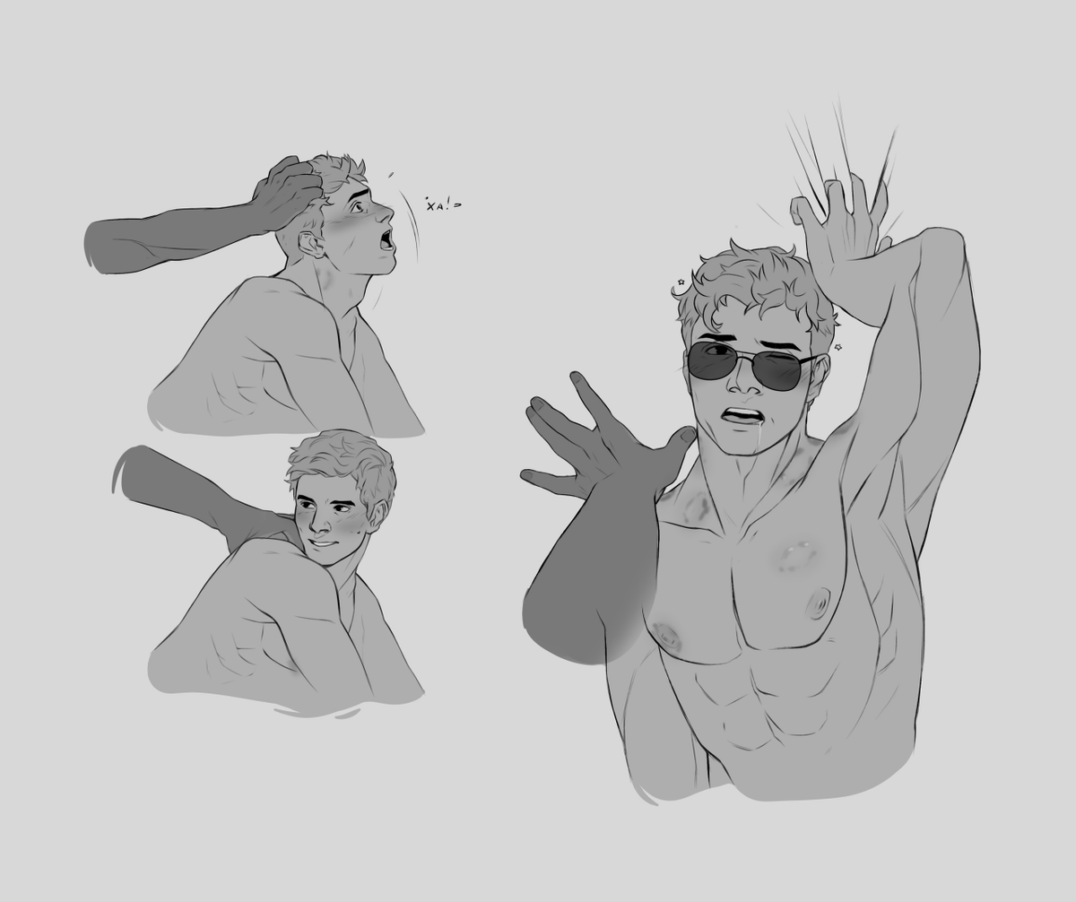 cdwmfmg's tweet photo. I found two more old drawings. And they're horny, be careful.

P.S. Omg, I'm really ashamed.

#houseofashes #jasonkolchek #salimothman #jalim  #ericking #nickkay #kayking https://t.co/0IbEpCBoby