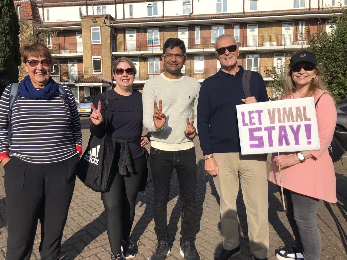 TunedInLDN's tweet photo. More people who showed up to #MarchForVimal. Today the @ukhomeoffice has been criticised for lacking compassion in a situation that is getting worse not better. @pritipatel if our school reports looked anything like that report we would be very ashamed. 3rd pic by @WendyNowak https://t.co/3y1UwDpfaq