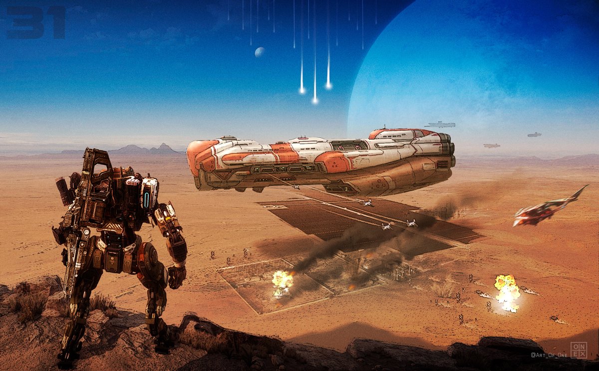 Art_Of_One's tweet image. 31. #MarchOfRobots #MarchOfRobots2022 #SaveTitanfall #ArtChallenge  The End. Thank you!