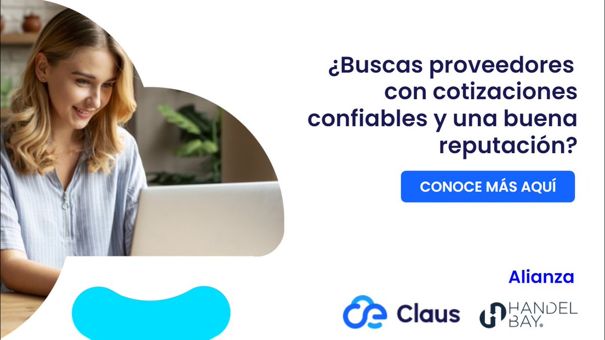 clausco_co's tweet photo. Con HandelBay facilita el abastecimiento de tu negocio, compara cotizaciones y genera ordenes de compra 😱 todo en un mismo lugar ⬇️
Regístrate sin costo aquí: https://t.co/rZshtXBCQJ y conoce el mejor marketplace B2B de Colombia 🔥🥰 https://t.co/Slpze2OfPT